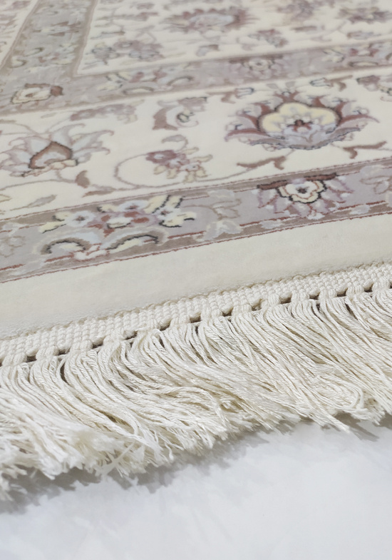 Eurobel Rugs + Carpets Tabriz Collection | Tabriz IS-006, Silver Pastel